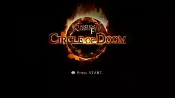 Kingdom Under Fire Circle of Doom (USA) screen shot title